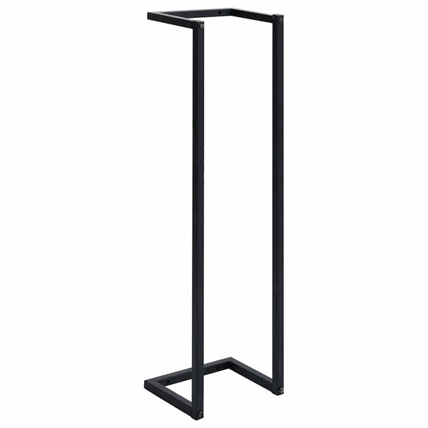 vidaXL Porte-serviettes noir 25x20x95 cm fer
