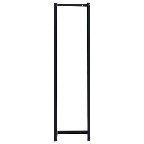 vidaXL Porte-serviettes noir 25x20x95 cm fer
