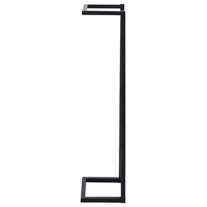 vidaXL Porte-serviettes noir 25x20x95 cm fer