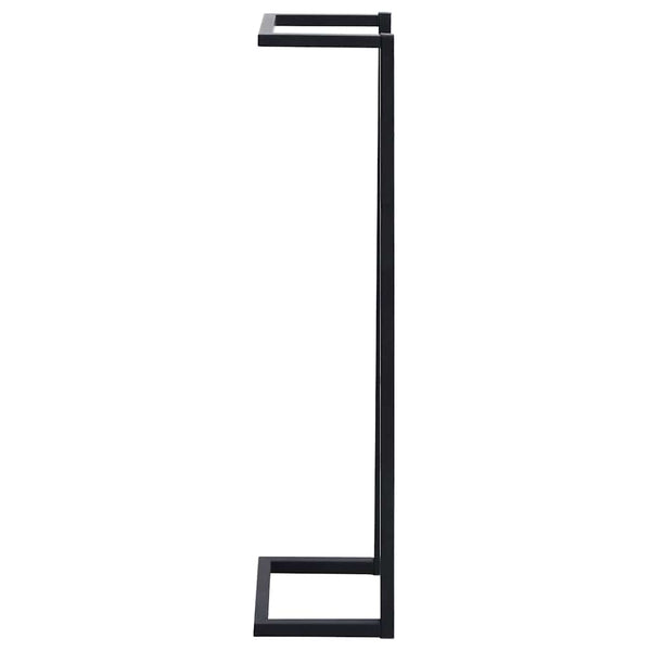 vidaXL Porte-serviettes noir 25x20x95 cm fer
