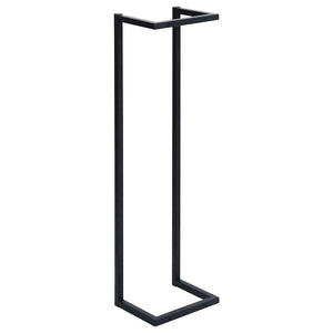 vidaXL Porte-serviettes noir 25x20x95 cm fer