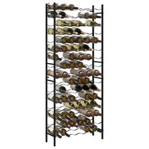 Weinregal für 96 Flaschen, Schwarz