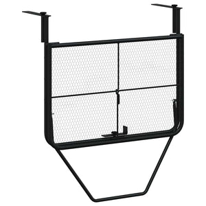 Balkontisch Schwarz 60x40 cm Stahl