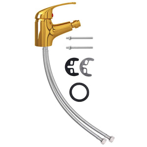 Badezimmer Bidet Mischbatterie Golden 13x12 cm