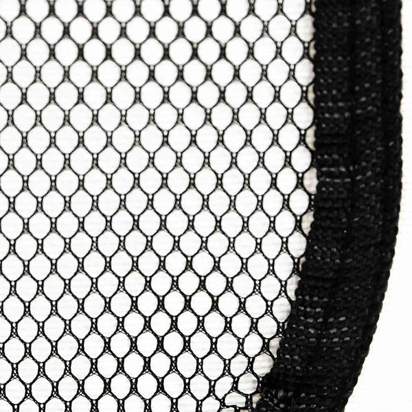 Faltbarer Welpenlaufstall mit Tragetasche Schwarz 90x90x58 cm