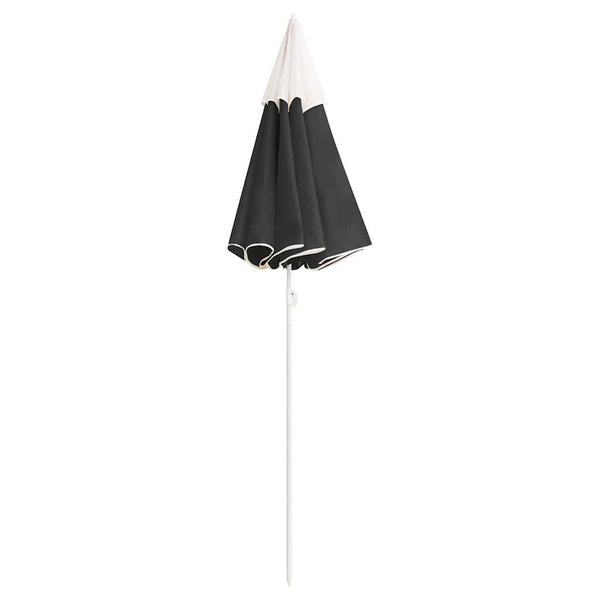 Sonnenschirm mit Stahlmast Anthrazit 180 cm