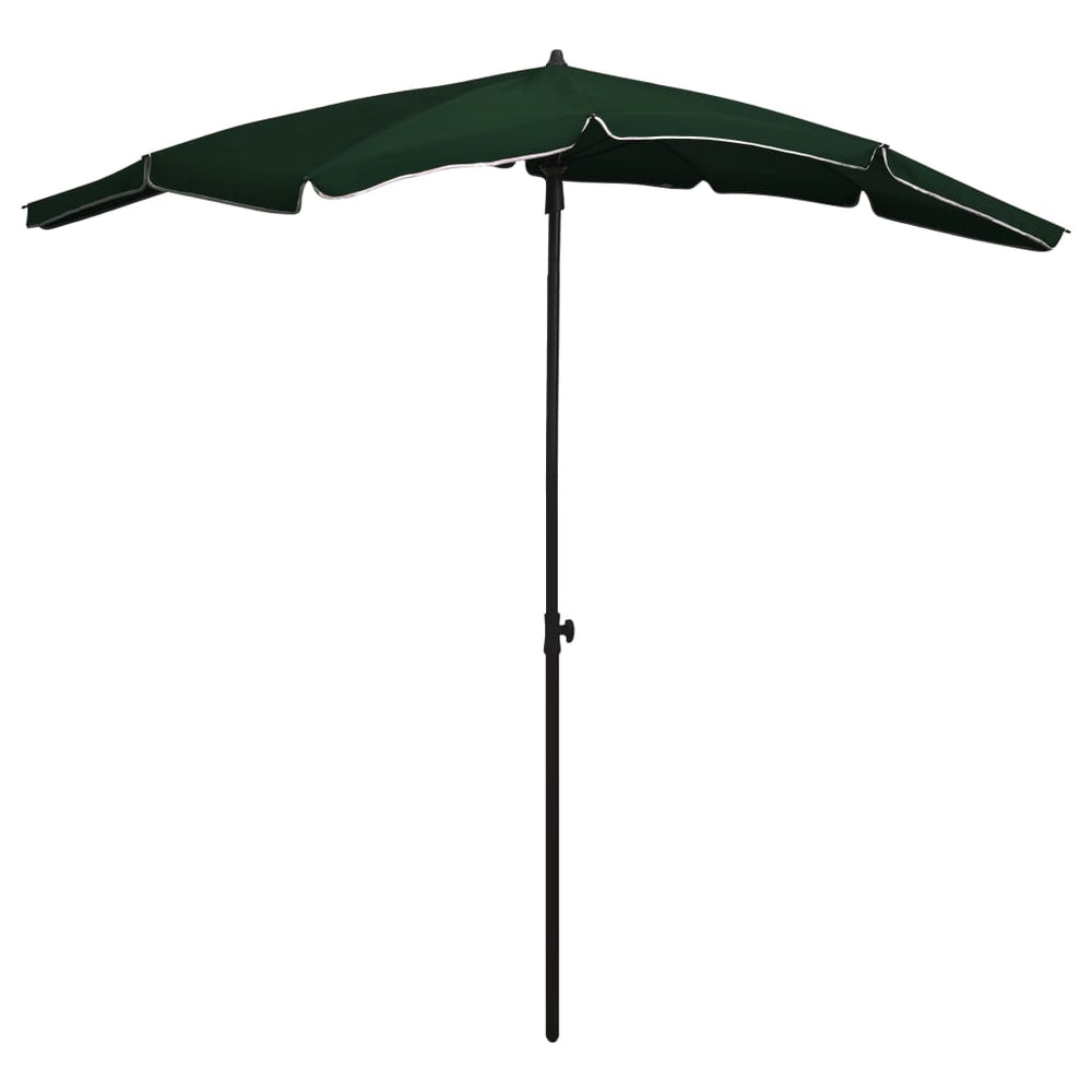 vidaXL Parasol déporté 200x130 cm Vert