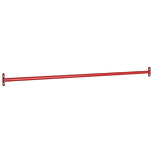 Rote Turnstange Stahl 125 cm