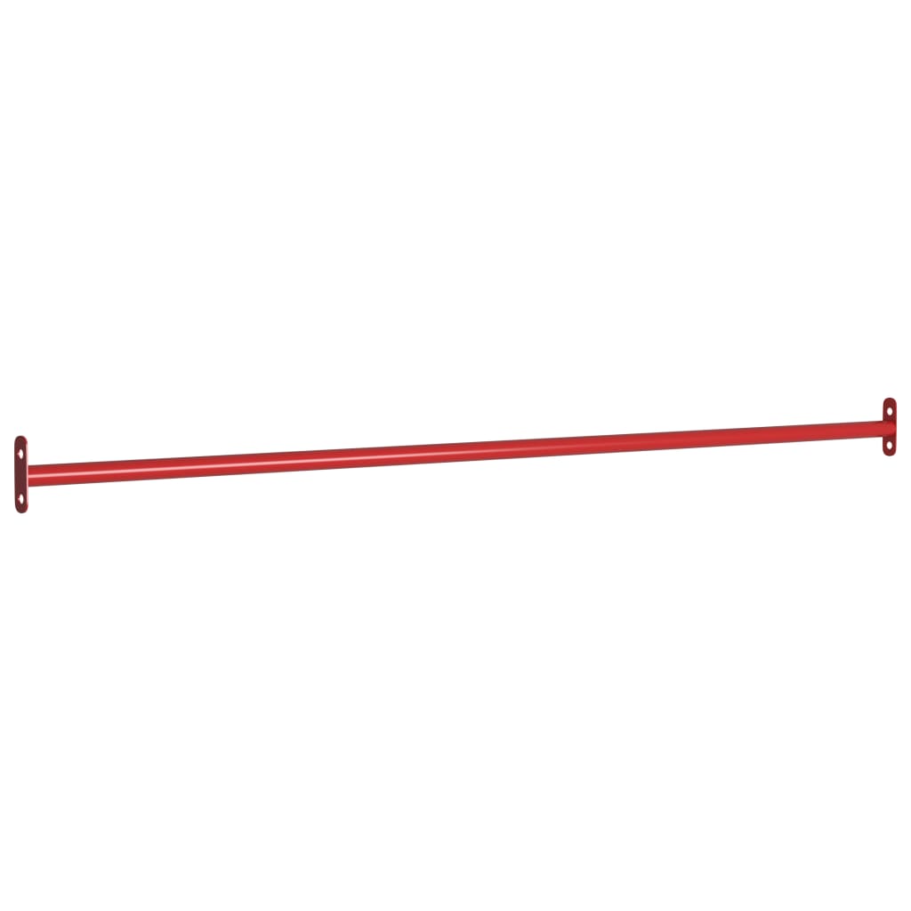 Rote Turnstange Stahl 125 cm