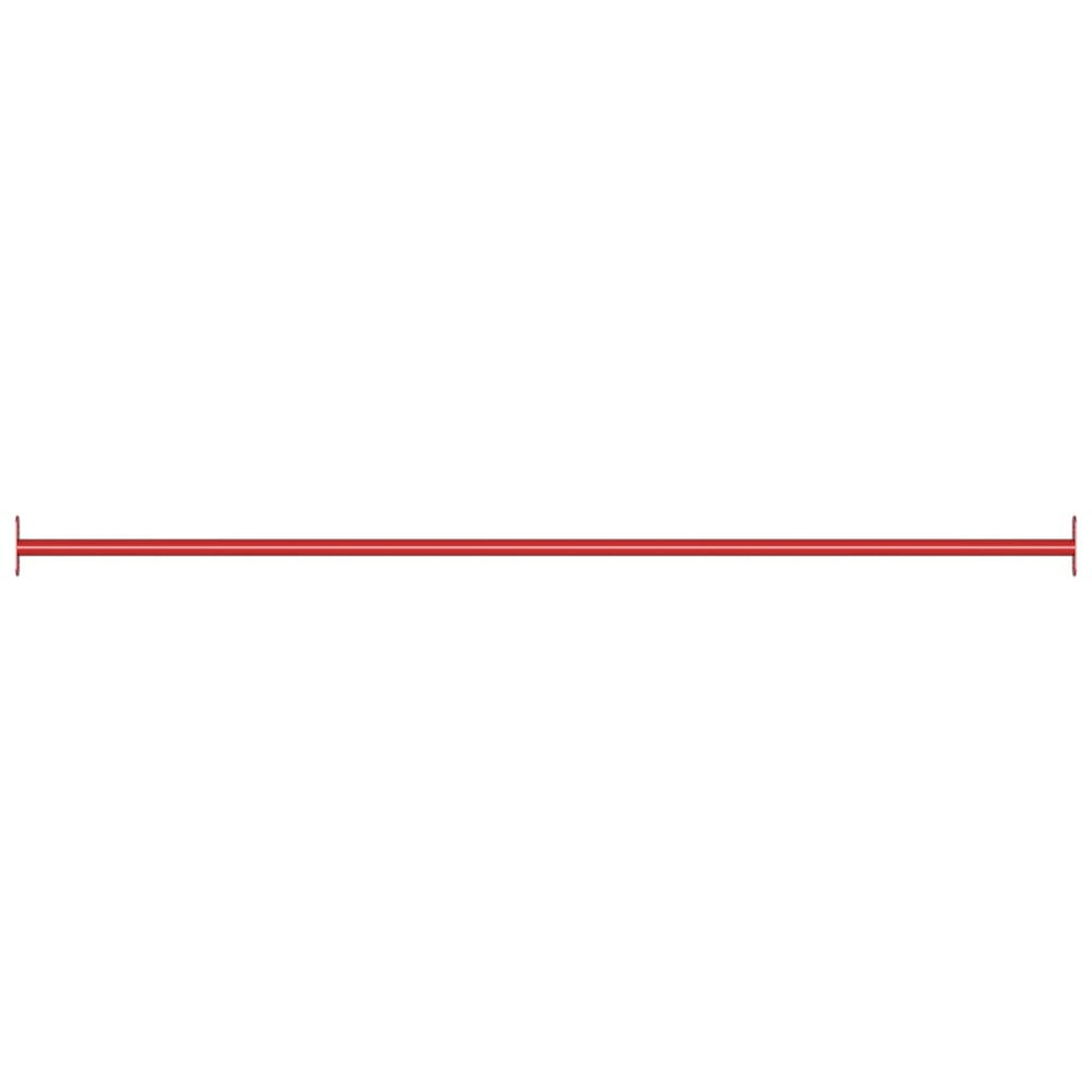 Rote Turnstange Stahl 125 cm