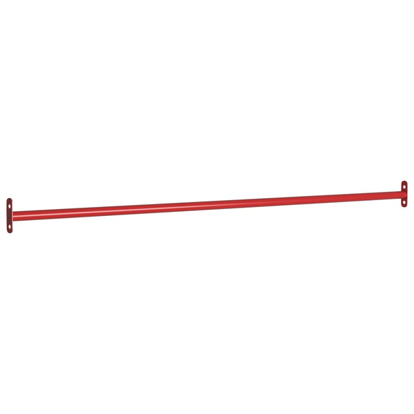 Turnstangen Rot Stahl 125 cm, 2er-Pack