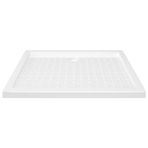 Duschwanne Anti-Rutsch Weiß 90x70x4 cm ABS