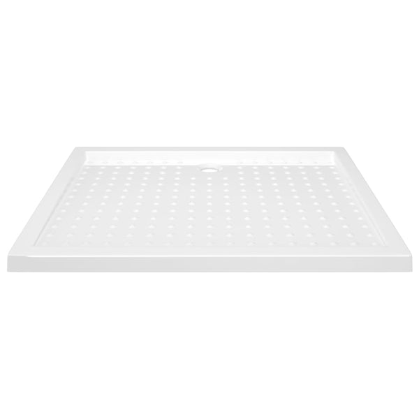 Duschwanne Anti-Rutsch Weiß 80x100x4 cm ABS