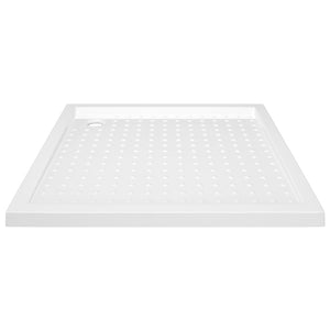 Duschwanne Anti-Rutsch Weiß 90x90x4 cm ABS
