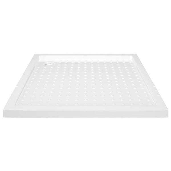 Duschwanne Anti-Rutsch Weiß 90x90x4 cm ABS