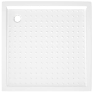 Duschwanne Anti-Rutsch Weiß 90x90x4 cm ABS