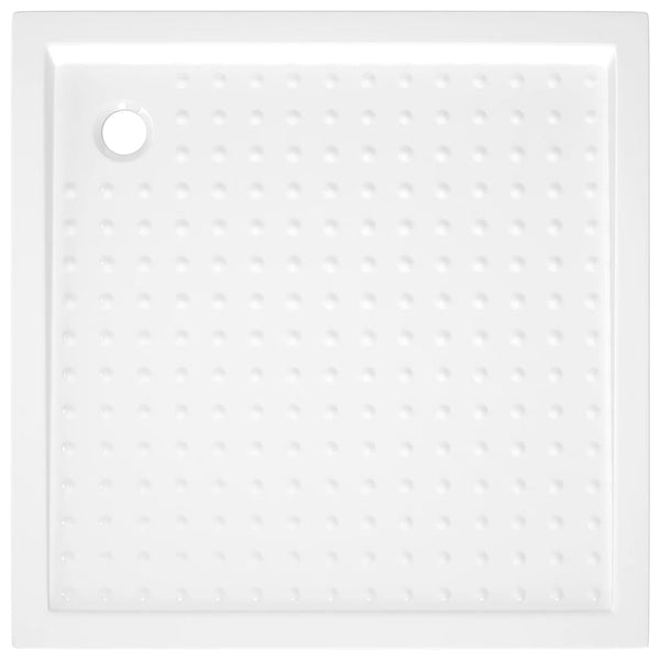 Duschwanne Anti-Rutsch Weiß 90x90x4 cm ABS