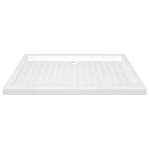 Duschwanne Anti-Rutsch Weiß 70x100x4 cm ABS