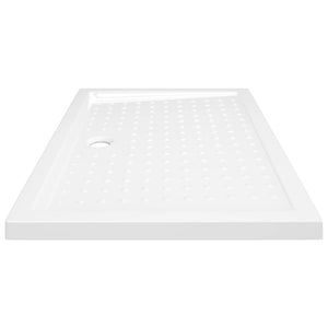 Duschwanne Anti-Rutsch Weiß 70x100x4 cm ABS