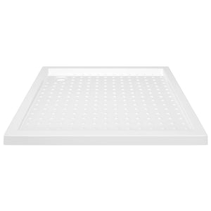 Duschwanne Anti-Rutsch Weiß 80x80x4 cm ABS