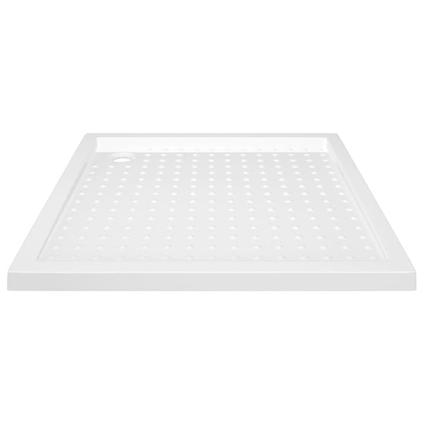 Duschwanne Anti-Rutsch Weiß 80x80x4 cm ABS