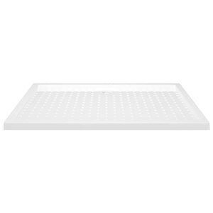 Duschwanne Anti-Rutsch Weiß 80x120x4 cm ABS