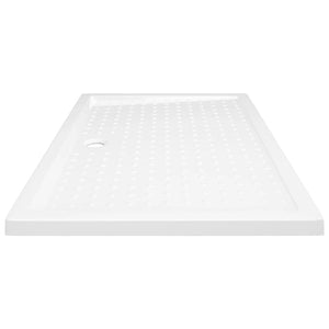 Duschwanne Anti-Rutsch Weiß 80x120x4 cm ABS