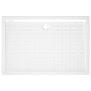 Duschwanne Anti-Rutsch Weiß 80x120x4 cm ABS