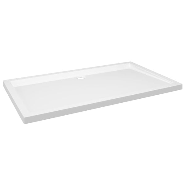 Duschtasse ABS Rechteckig Weiß 70x120 cm