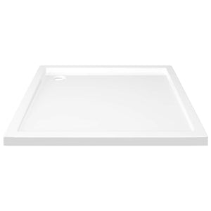 Duschtasse ABS Quadratisch Weiß 80x80 cm