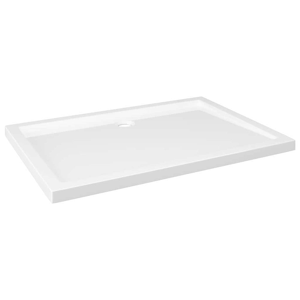 Duschtasse ABS Rechteckig Weiß 80x110 cm