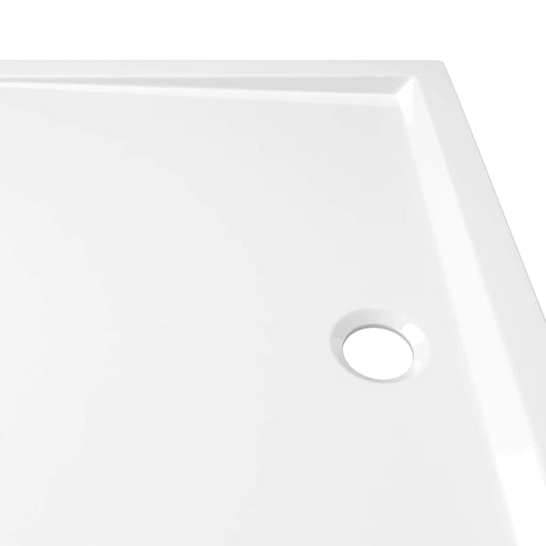 Duschtasse ABS Rechteckig Weiß 80x110 cm