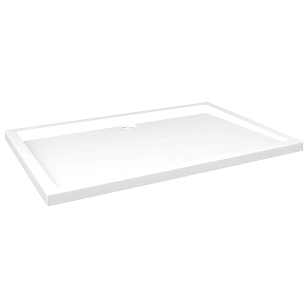 Duschtasse ABS Rechteckig Weiß 80x120 cm