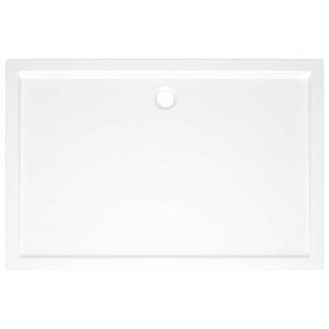 Duschtasse ABS Rechteckig Weiß 80x120 cm