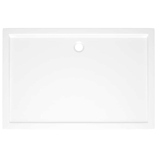 Duschtasse ABS Rechteckig Weiß 80x120 cm