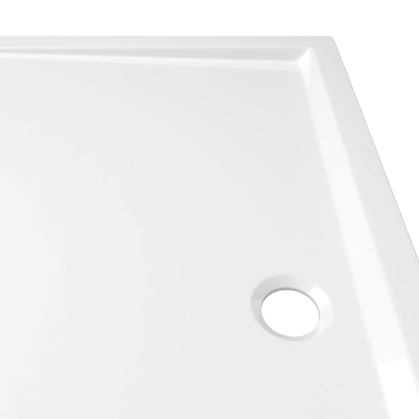 Duschtasse ABS Rechteckig Weiß 80x120 cm
