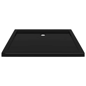 Duschtasse ABS Rechteckig Schwarz 80x100 cm