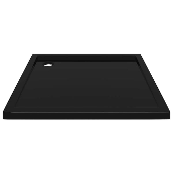 Duschtasse ABS Quadratisch Schwarz 80x80 cm