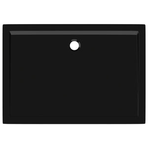 Duschtasse ABS Rechteckig Schwarz 80x110 cm