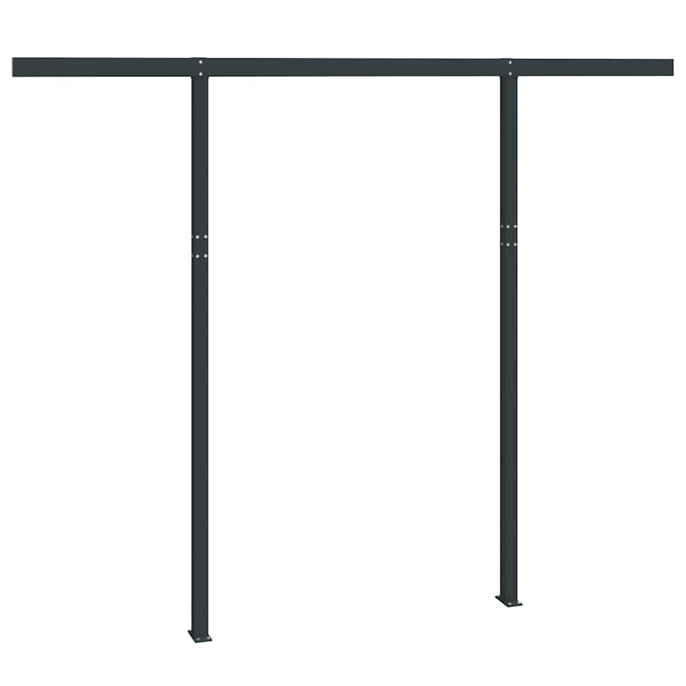 Stützen für Markisen Anthrazit 300x245 cm Eisen