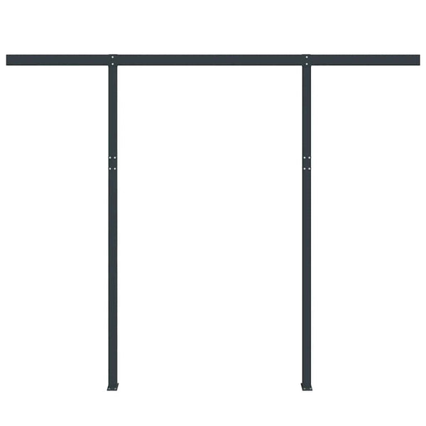 Stützen für Markisen Anthrazit 300x245 cm Eisen