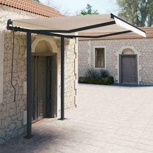 Stützen für Markisen Anthrazit 300x245 cm Eisen