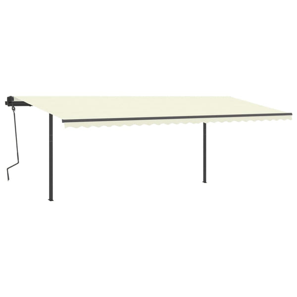 Stützen für Markisen Anthrazit 600x245 cm Eisen