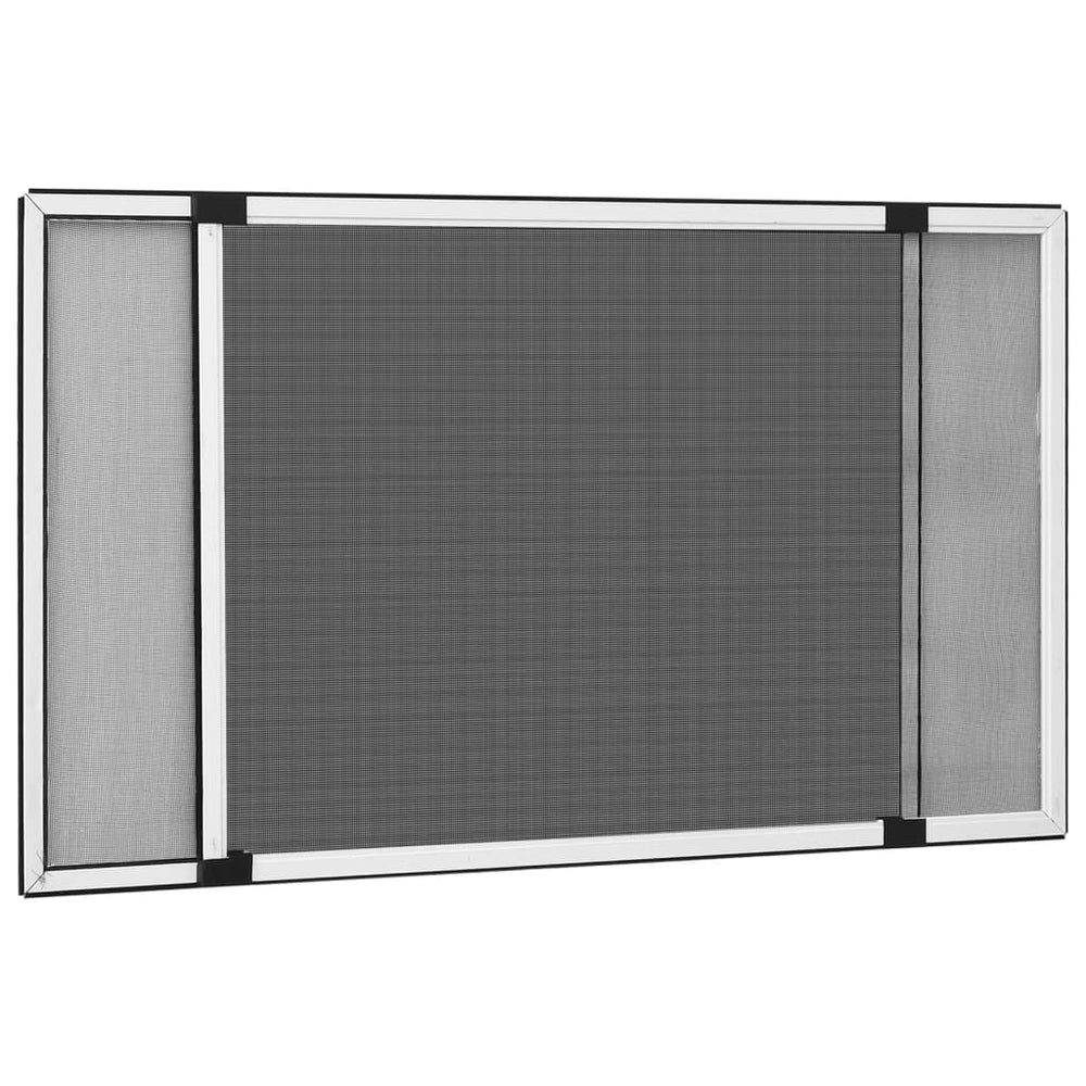 vidaXL Moustiquaire de fenêtre extensible Blanc (75-143)x50 cm