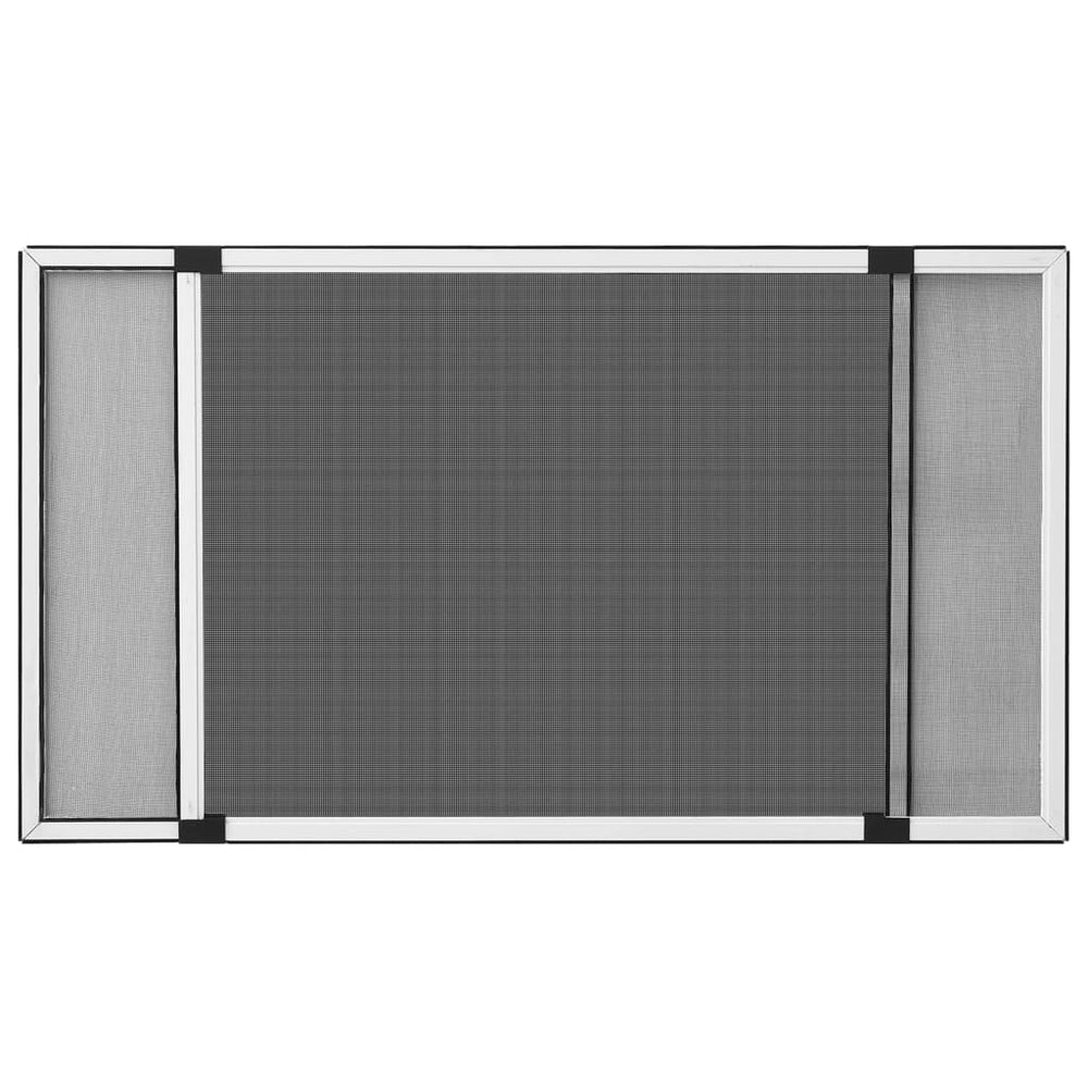 vidaXL Moustiquaire de fenêtre extensible Blanc (75-143)x50 cm