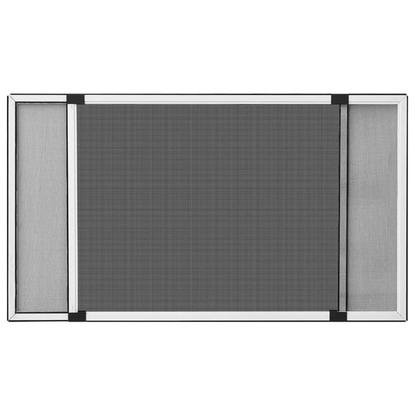 vidaXL Moustiquaire de fenêtre extensible Blanc (75-143)x50 cm