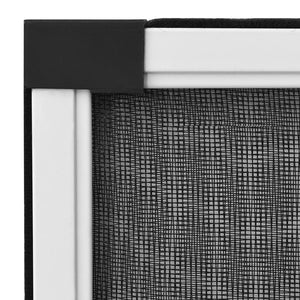 vidaXL Moustiquaire de fenêtre extensible Blanc (75-143)x50 cm