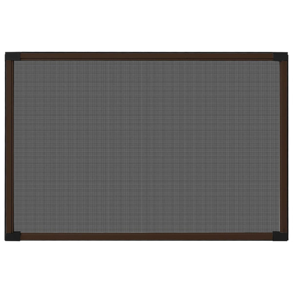 Ausziehbarer Insektenschutz für Fenster Braun (75-143)x50 cm