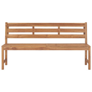 Gartenbank 170 cm Massivholz Teak