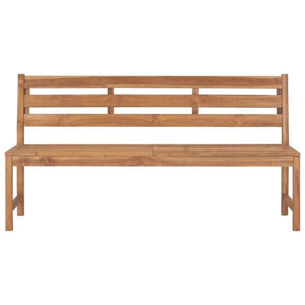 Gartenbank 170 cm Massivholz Teak